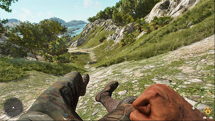 You must start a long slide down the mountainside (press Circle/B while running forward) - Far Cry 6: Trophies/Achievements - list - Trophy Guide - Far Cry 6 Guide