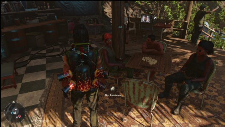 Where to play: Guerrilla Camp - Patriotas Peak - Far Cry 6: Mini-games - dominoes and cockfighting - Basics - Far Cry 6 Guide