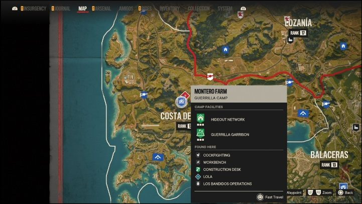 Where to play: Guerrilla Camp - Montero Farm - Far Cry 6: Mini-games - dominoes and cockfighting - Basics - Far Cry 6 Guide
