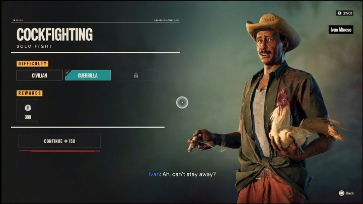 Difficulty Levels - Far Cry 6: Mini-games - dominoes and cockfighting - Basics - Far Cry 6 Guide