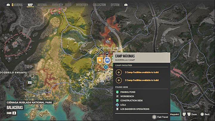 Camp Maximas is a rebel hideout found in the Valle De Oro region - Far Cry 6: Guerrilla camps and their expansion - Basics - Far Cry 6 Guide