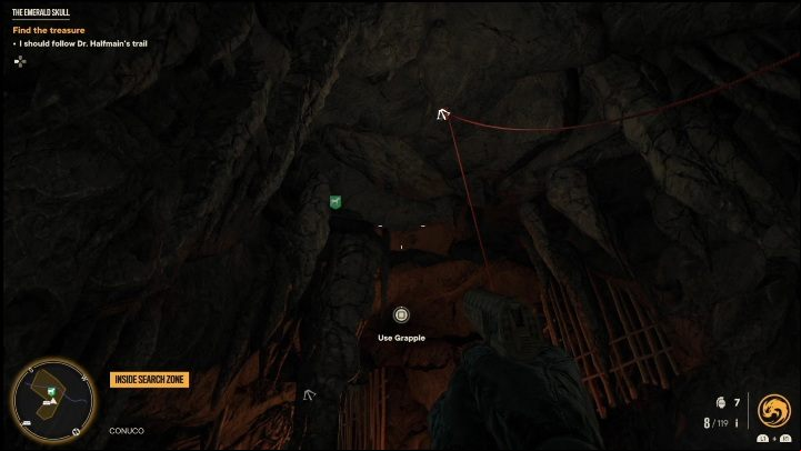 In the cave you will have to go straight for the skull, without which you will not complete this quest - Far Cry 6: The Emerald Skull - Treasure Hunters (El Este) - El Este - Far Cry 6 Guide