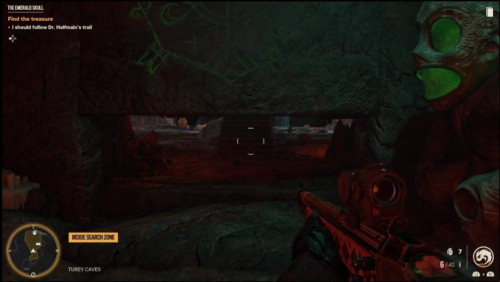 In the cave, you will use the skull that you have acquired - Far Cry 6: The Emerald Skull - Treasure Hunters (El Este) - El Este - Far Cry 6 Guide