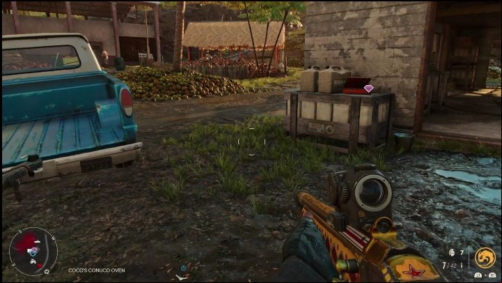 The mission begins after you read the note located right next to the garage entrance - Far Cry 6: Parting Gifts - Treasure Hunts (El Este) - El Este - Far Cry 6 Guide