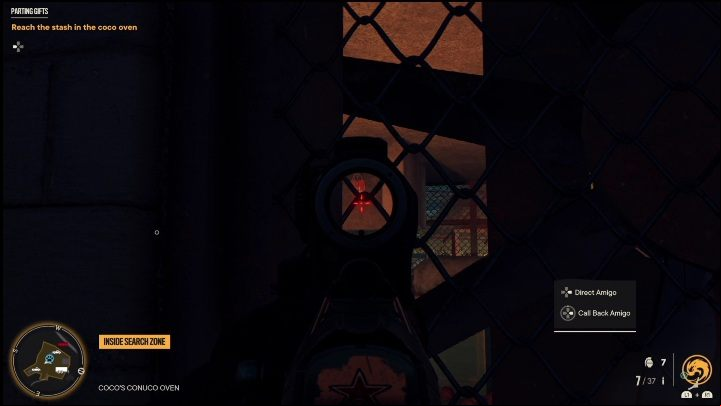 When fire in the building is extinguished, go inside and find a small rift - Far Cry 6: Parting Gifts - Treasure Hunts (El Este) - El Este - Far Cry 6 Guide