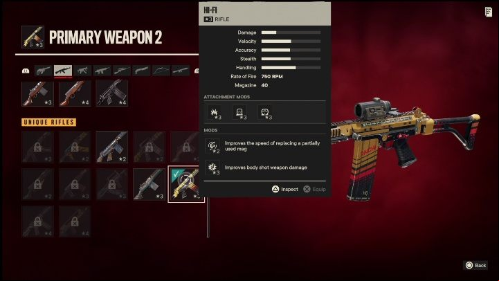 Special features: Hi-Fi is a rifle that has modifications such as - Far Cry 6: Rifles, Unique weapons - list - Unique weapons - Far Cry 6 Guide