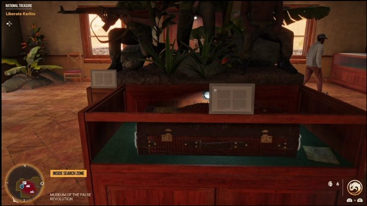 The crate is in a huge building, in a glass case - Far Cry 6: Rifles, Unique weapons - list - Unique weapons - Far Cry 6 Guide