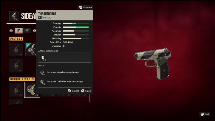 Special Features: The Autocrat is a pistol initially modified with - Far Cry 6: Pistols, Unique weapons - list - Unique weapons - Far Cry 6 Guide