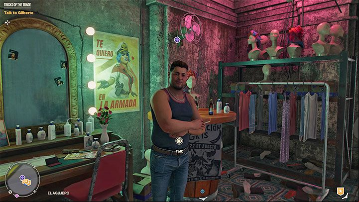 You can start this quest immediately after successfully escorting Captain Diaz through the jungle during the Undercover Stud Yaran Story (sidequest) in the El Este region - Far Cry 6: Tricks of the Trade - walkthrough - Orange stories - El Este - Far Cry 6 Guide