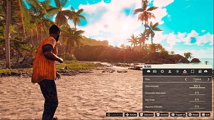 The photo mode features many useful options to help you take a perfect photo - Far Cry 6: Photo mode - how to enable? - Appendix - Far Cry 6 Guide