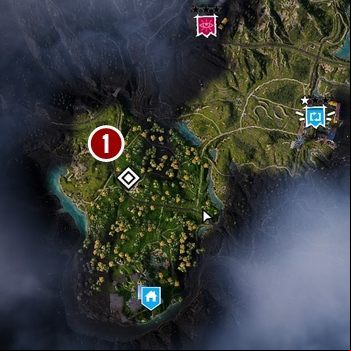 You will find an abandoned church - From Ehom Bear Tolls | Hidden Treasure in Far Cry New Dawn - Hidden treasures - Far Cry New Dawn Guide