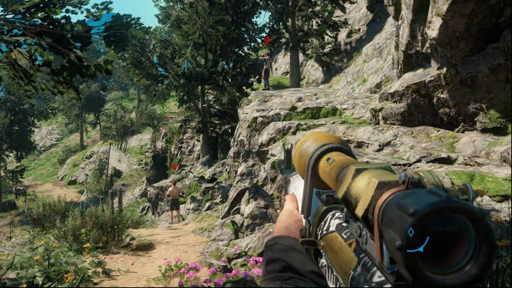 The stash is in the cavity right behind the waterfall - Go With The Flow | Hidden Treasure in Far Cry New Dawn - Hidden treasures - Far Cry New Dawn Guide