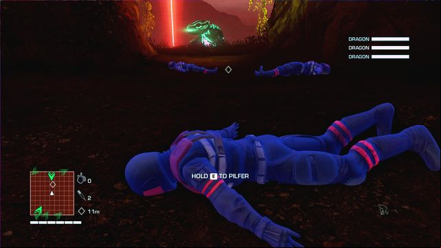 The valley exit is guarded by another dragon - 2 - They're hee-eere! - Main missions - Far Cry 3: Blood Dragon - Game Guide and Walkthrough