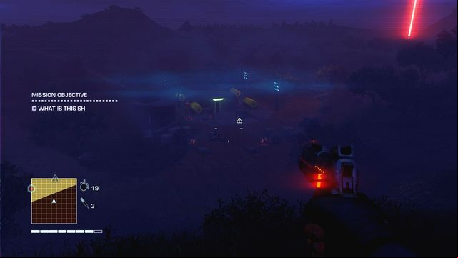 Use the fast travel and move to the garrison #1 - 4 - What is this shit? - Main missions - Far Cry 3: Blood Dragon - Game Guide and Walkthrough