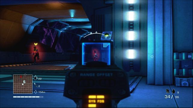 After opening the door you'll be attacked by enemy soldiers and robo dog - 4 - What is this shit? - Main missions - Far Cry 3: Blood Dragon - Game Guide and Walkthrough