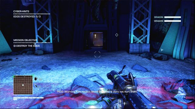 Locate the entrance to the central room and run inside - 4 - What is this shit? - Main missions - Far Cry 3: Blood Dragon - Game Guide and Walkthrough