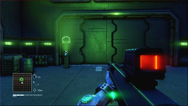 After that head to the lab (follow the objective marker) and open another door using the marked switch - 5 - I don't deal with psychos. I put'em away - Main missions - Far Cry 3: Blood Dragon - Game Guide and Walkthrough