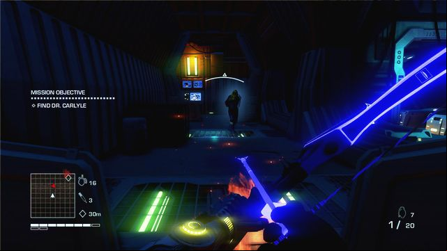 Turn right and prepare for the next wave of enemies coming from the inside of the complex - 5 - I don't deal with psychos. I put'em away - Main missions - Far Cry 3: Blood Dragon - Game Guide and Walkthrough