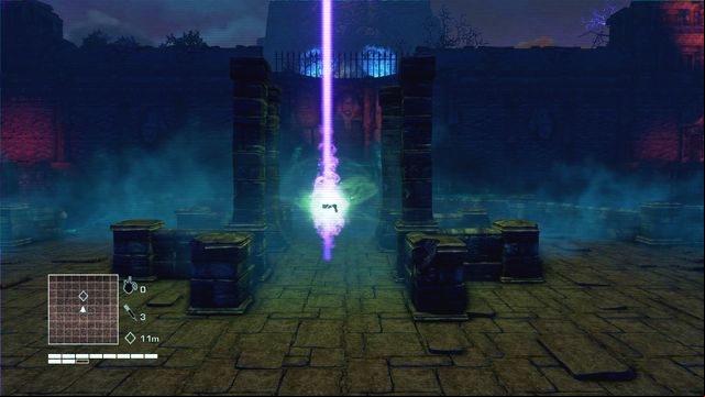 Enter the opened door, walk the corridor and take the pistol from the shining circle in the center of the map - 6 - Summon the plague - Main missions - Far Cry 3: Blood Dragon - Game Guide and Walkthrough