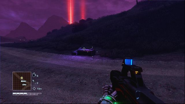 Head towards the mission objective marked on the map - Insurance scammer - Side missions - Predator's path - Far Cry 3: Blood Dragon - Game Guide and Walkthrough