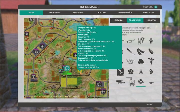 There are two types of land in the game: a field and an orchard - Transforming the fields - The basics - Farm Expert 2017 Game Guide