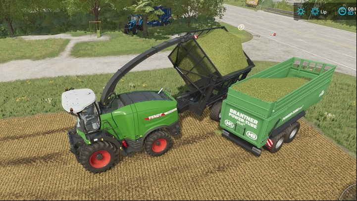 Forage harvesters do not have their own tank - you need to attach a trailer to them that can store chaff - Farming Simulator 22: Chaff - obtaining and selling - Grass, hay and silage - Farming Simulator 22 Guide