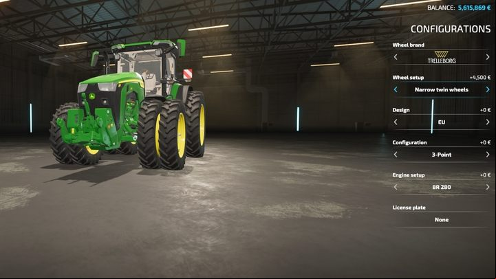 Narrow twin wheels are one of the best compromises. - Farming Simulator 22: Tractors - features and specifications - Vehicles and machinery - Farming Simulator 22 Guide