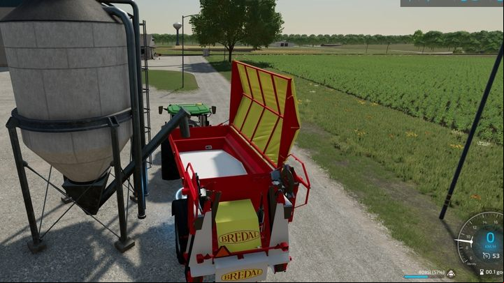 To fill the machine, you can buy lime in bags in the store and on pallets - Farming Simulator 22: Lime spreading - Field work - Farming Simulator 22 Guide