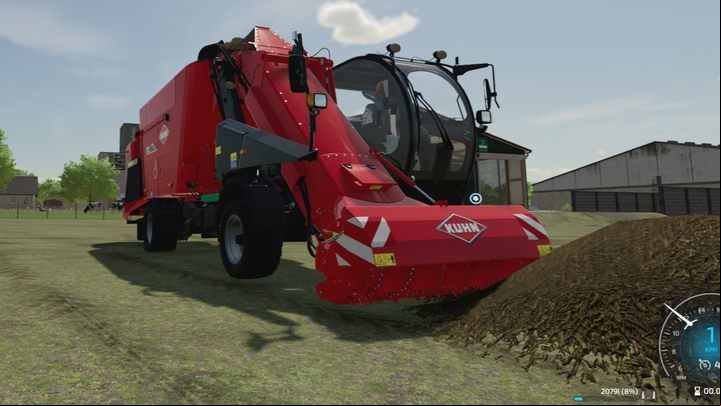 Self-propelled vehicles with the function of mixing feed have large capacities, but their main function is to collect bulk ingredients directly from the ground - Farming Simulator 22: Cows - breeding, tips - Breeding - Farming Simulator 22 Guide