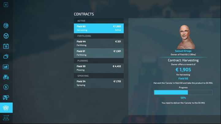 To complete a task you must finish all the specified work - only then will you get paid - Farming Simulator 22: Contracts and orders - Basics - Farming Simulator 22 Guide