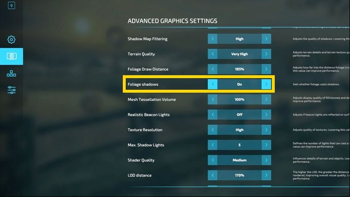 You can also help yourself with the terrain modification tool you'll find in the building menu - Farming simulator 22: How to fix flickering shadows? - FAQ - Farming Simulator 22 Guide