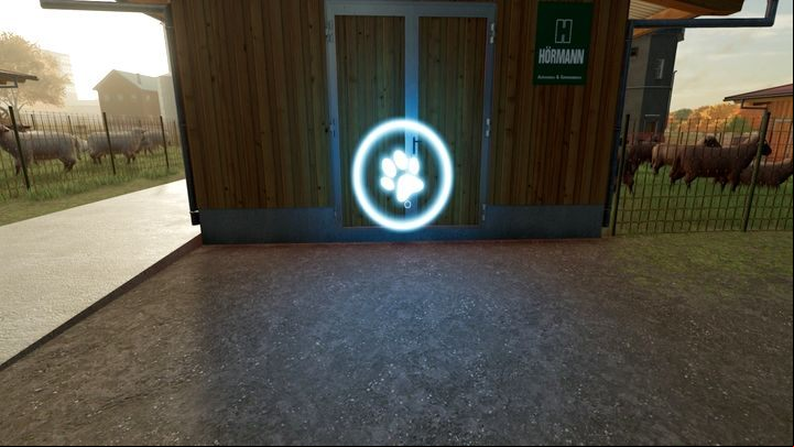 Merchant icon near the pasture - Farming Simulator 22: Animals - how to sell? - Livestock farms - Farming Simulator 22 Guide