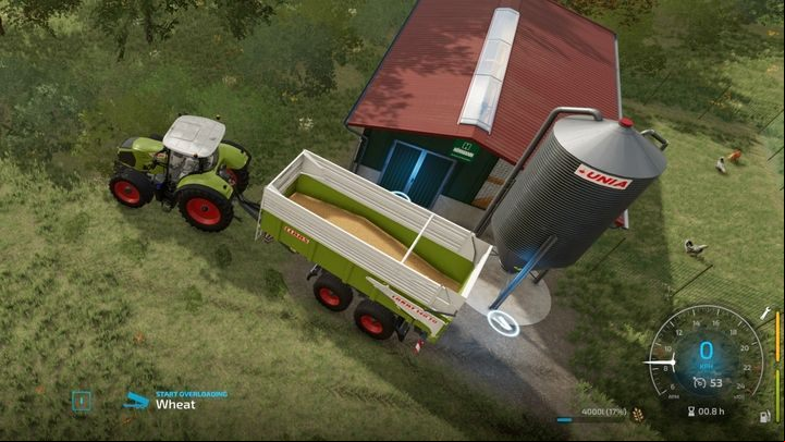 Load the seeds - including the wheat from the store - onto the trailer and unload it at the place indicated by the marker - Farming Simulator 22: Chickens - breeding, tips - Breeding - Farming Simulator 22 Guide