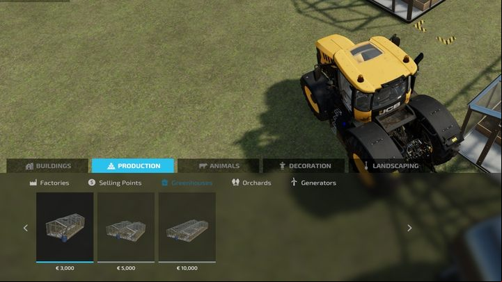 There are three models of greenhouses - Farming Simulator 22: Greenhouse - tips - Orchards & greenhouses - Farming Simulator 22 Guide