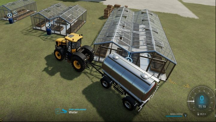 Greenhouses require only water - Farming Simulator 22: Greenhouse - tips - Orchards & greenhouses - Farming Simulator 22 Guide