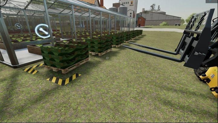 Production is quite fast, as the pallets won't be able to hold a lot of vegetables - Farming Simulator 22: Greenhouse - tips - Orchards & greenhouses - Farming Simulator 22 Guide