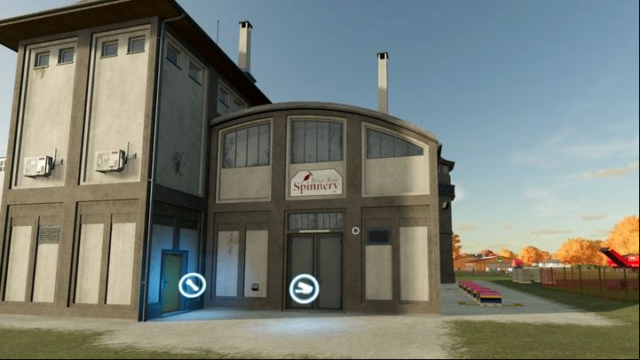 In Spinnery, you can sell wool and cotton - Farming Simulator 22: Production chains - buildings and recipes - Production chains - Farming Simulator 22 Guide
