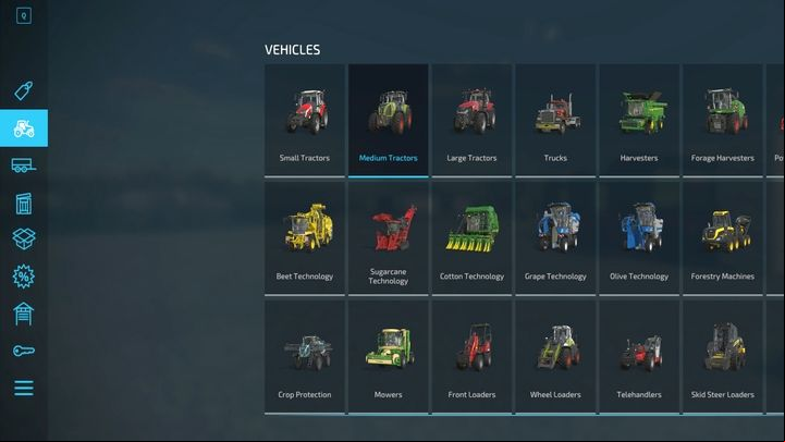 You can also use the shopping menu (P by default) - Farming Simulator 22: Trade, repair and modifications - Vehicles and machinery - Farming Simulator 22 Guide