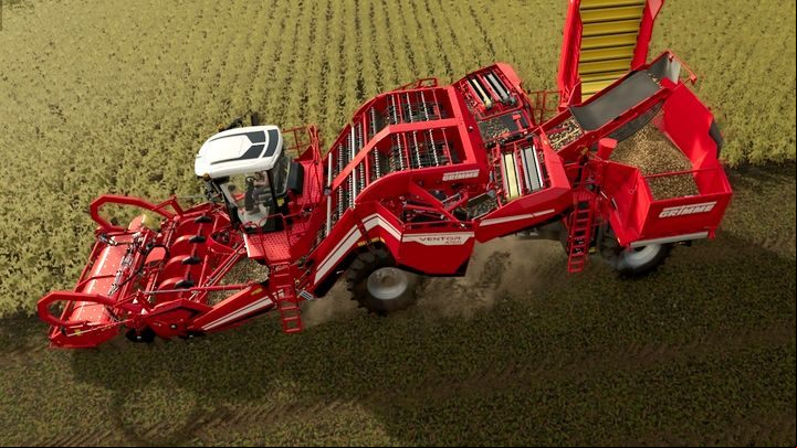 Potato harvester - Farming Simulator 22: Potatoes and beets - Field work - Farming Simulator 22 Guide