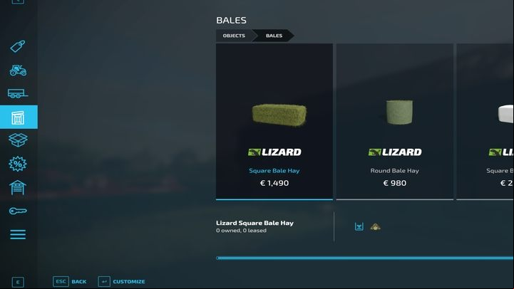 Bales of hay can also be purchased at the store - the price is not low, but it will allow you to quickly start breeding. - Farming Simulator 22: Hay - drying and raking - Grass, hay and silage - Farming Simulator 22 Guide