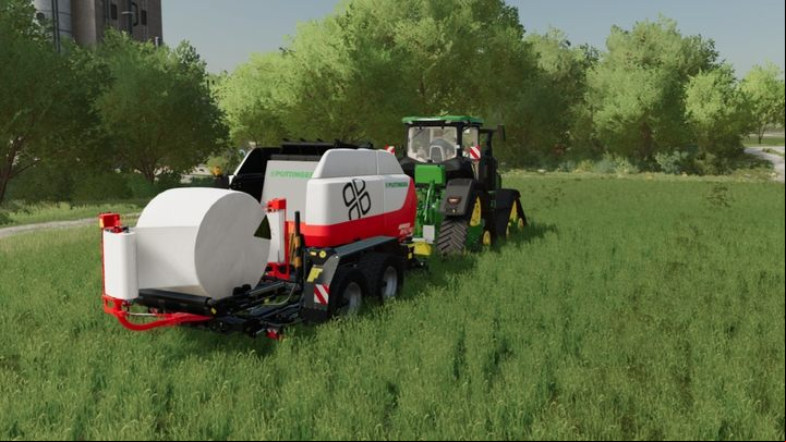 To form silage, a bale of grass (not hay) must be wrapped in foil - Farming Simulator 22: Bailing - tips - Grass, hay and silage - Farming Simulator 22 Guide
