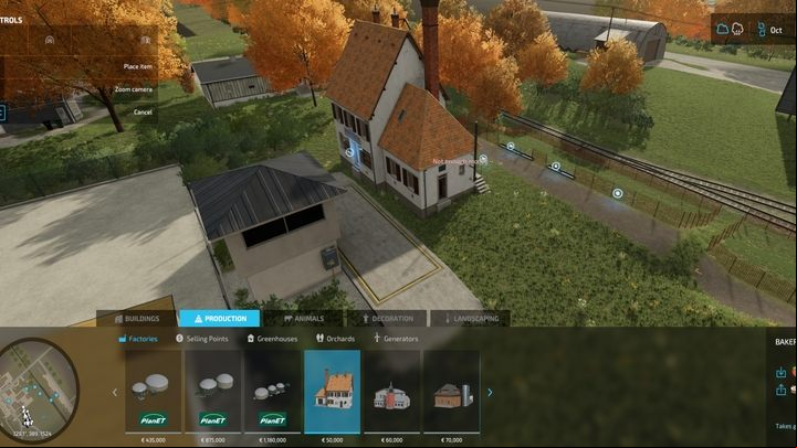 This will activate the build mode map - Farming Simulator 22: How to build? - FAQ - Farming Simulator 22 Guide