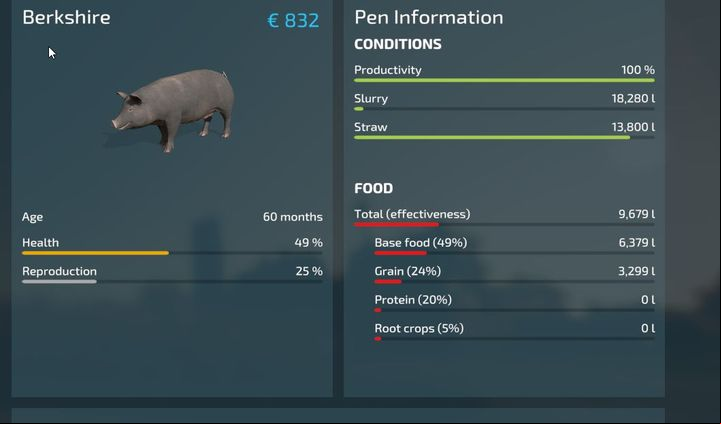 Pigs feed on the following plants, divided into four groups - each having a different efficiency - Farming Simulator 22: Pigs - breeding, tips - Breeding - Farming Simulator 22 Guide