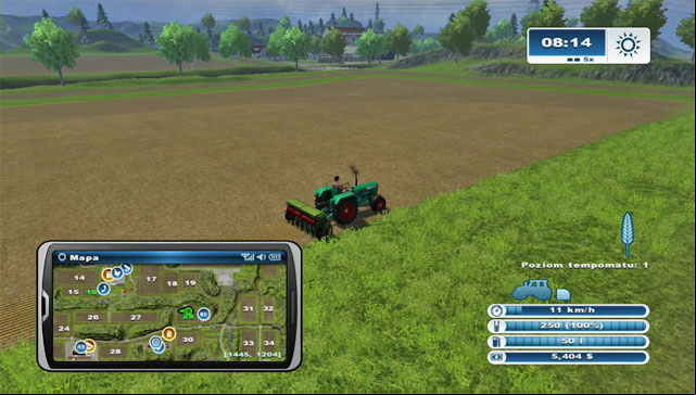Sowing is a rather boring activity, so its worth to hire someone to do it for you to save yourself the boredom. - First sowing | The basics - The basics - Farming Simulator 2013 Game Guide