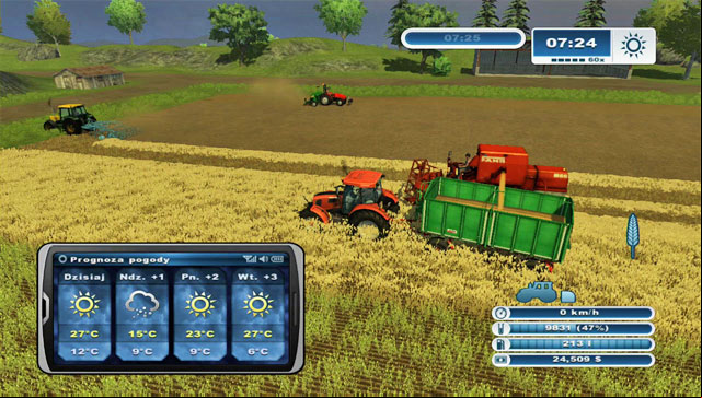 Its time to change the harvester, as your current one has a very limited tank for crops. - Buying a new harvester | Agriculture - Agriculture - Farming Simulator 2013 Game Guide