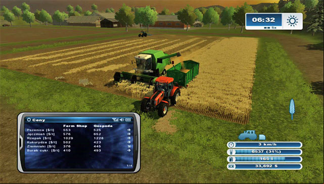 Together with the new combine, you effectiveness and comfort of harvesting will increase. - Buying a new harvester | Agriculture - Agriculture - Farming Simulator 2013 Game Guide