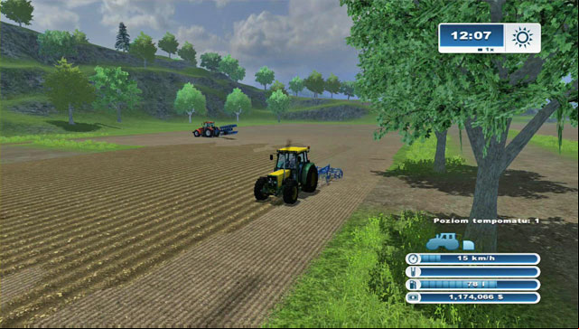 After connecting the fields, drive the cultivator over the area where you plowed the ground. - Connecting fields | Agriculture - Agriculture - Farming Simulator 2013 Game Guide