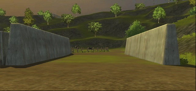Here is where you store chaff or mowed grass to ferment it into silage. - Cow husbandry | Animal husbandry - Animal husbandry - Farming Simulator 2013 Game Guide