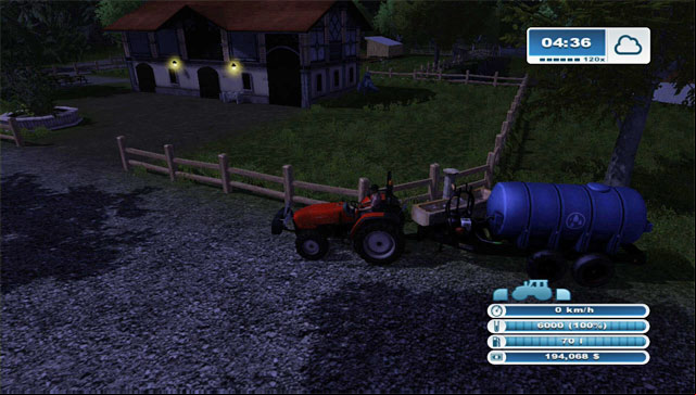 Water can be delivered with tankers filled by wells. - Getting started | Constructing additional buildings - Constructing additional buildings - Farming Simulator 2013 Game Guide