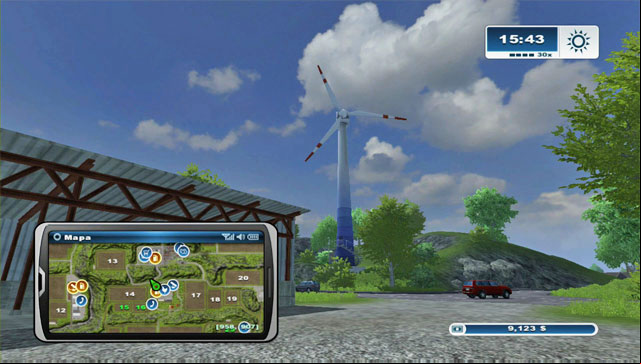 Its a really expensive investment, but if you have a well developed farm with multiple tractors and other machines, you can buy yourself such a fan - Buildings | Constructing additional buildings - Constructing additional buildings - Farming Simulator 2013 Game Guide